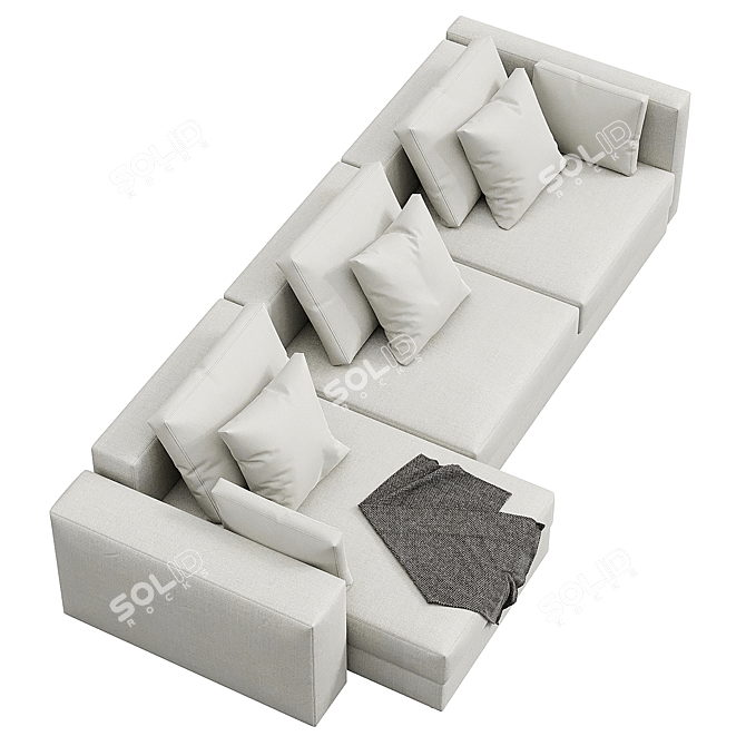 Cozy Comfort Sofa 3D model image 5