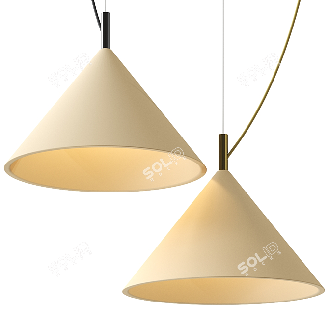 Lenis Pendant Lamp: Stylish Illumination for Modern Spaces 3D model image 1