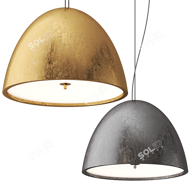 Panzeri Willy Pendant Lamp: Sleek and Stylish Lighting 3D model image 1