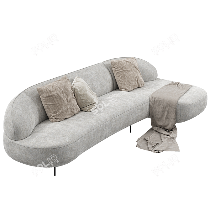 Furninova Aria Corners: Modern Comfort 3D model image 3
