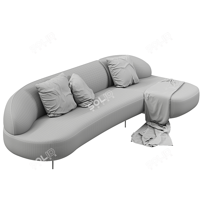 Furninova Aria Corners: Modern Comfort 3D model image 5