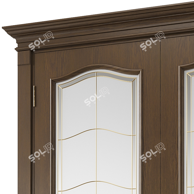 Modern Interior Door: 3dsmax 2014 + fbx 3D model image 2