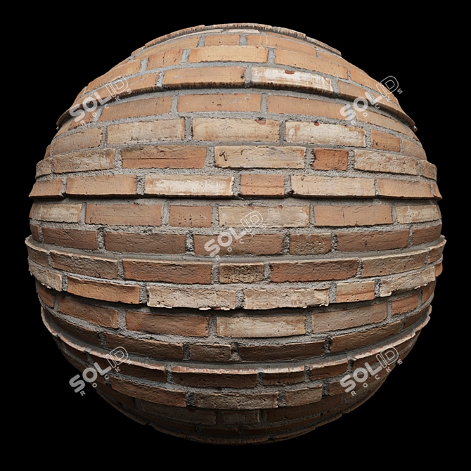  Brick Texture Pack | PBR Material 3D model image 4