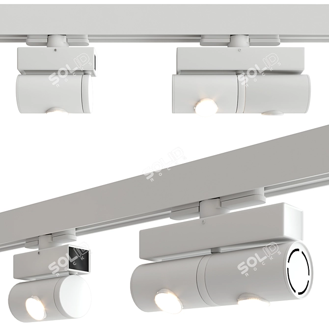 ROBOTIC 6435: Sleek LED Spotlight 3D model image 1