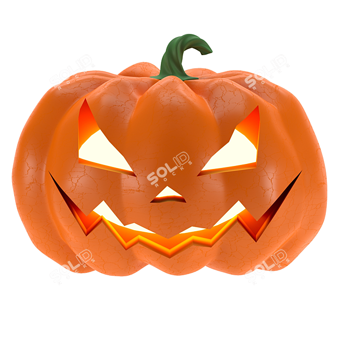  Spooky Pumpkin Decor for Halloween 3D model image 1