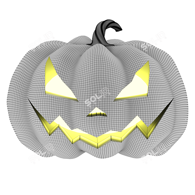  Spooky Pumpkin Decor for Halloween 3D model image 2