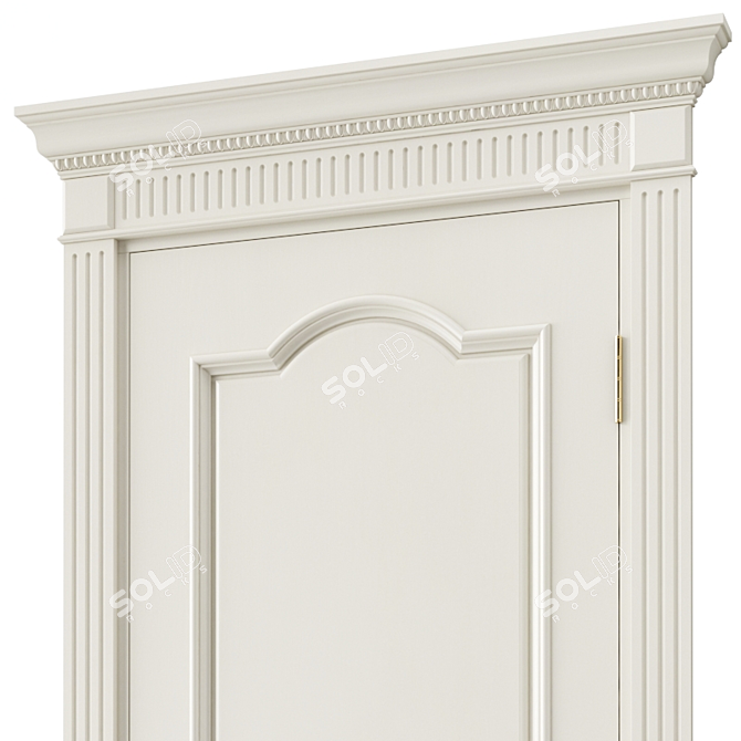 Modern Interior Door Design 3D model image 2