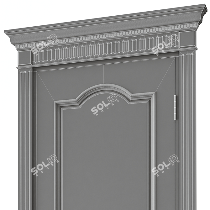 Modern Interior Door Design 3D model image 5