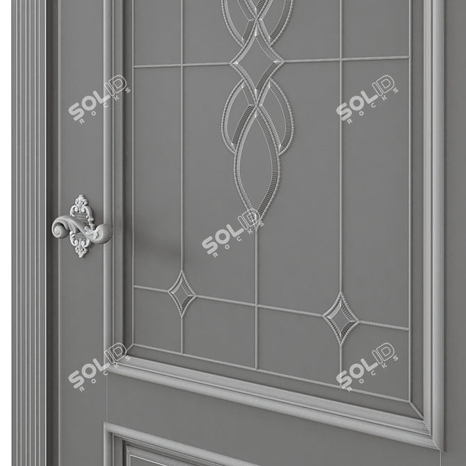 Modern Interior Door Design 3D model image 6