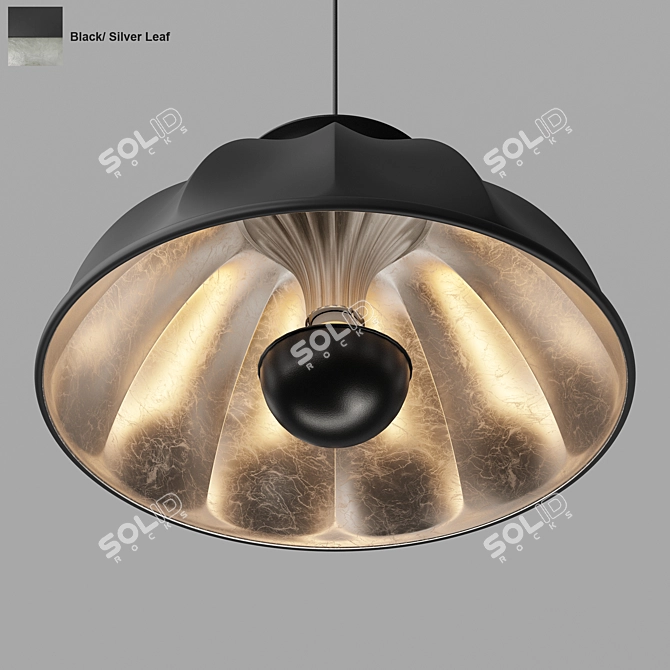 Fortuny Cupola Pendant Light 3D model image 2