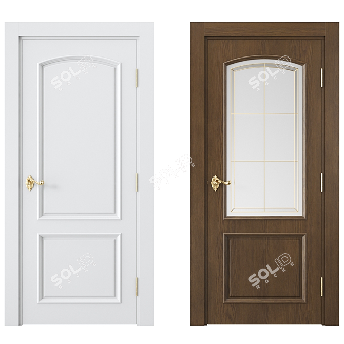 Modern Interior Door 478 3D model image 1