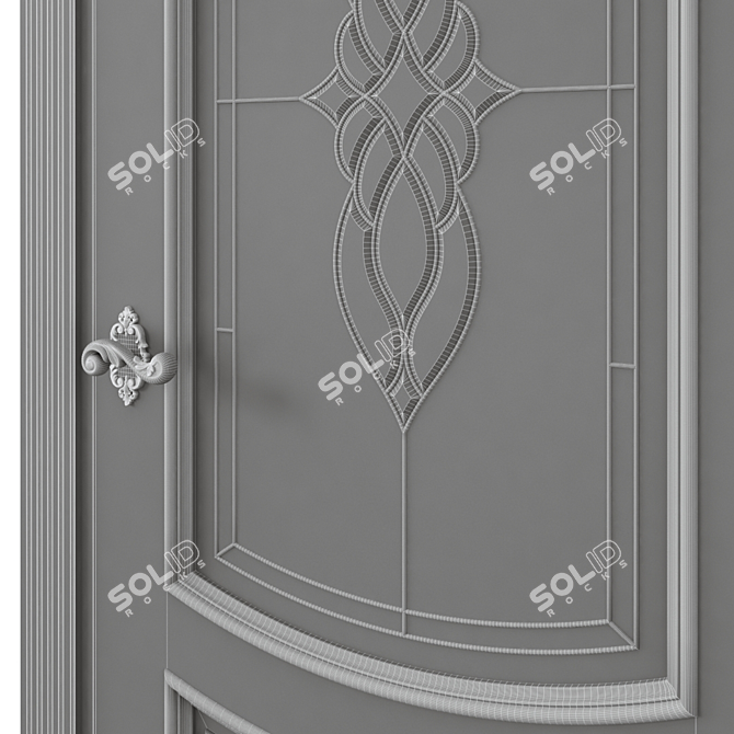 Modern Interior Door Design 3D model image 6