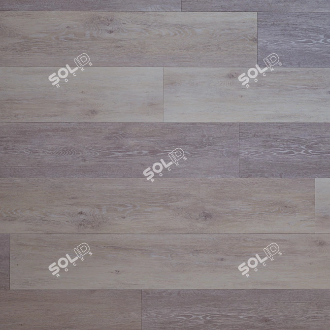 Exquisite Asian Oak Flooring 3D model image 3