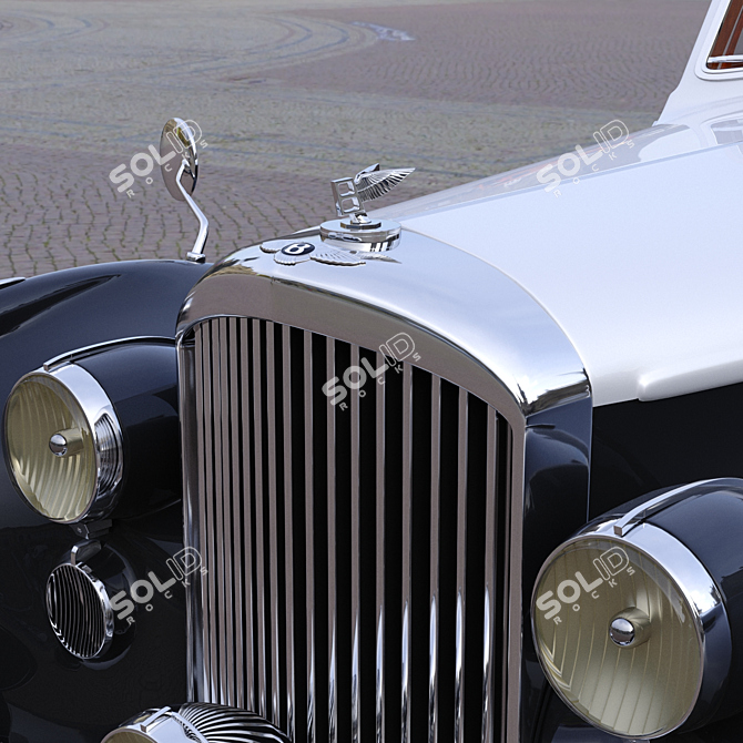 Luxurious and Stylish: Bentley R Type 1953 3D model image 6
