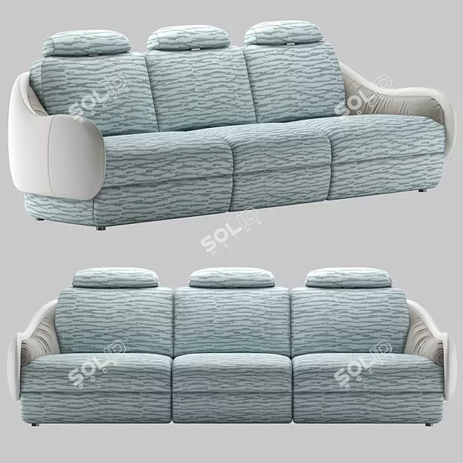 Calilla Sofa: Innovative Design by Natuzzi Italia 3D model image 1