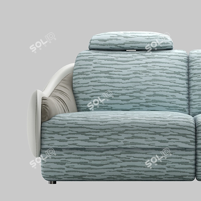 Calilla Sofa: Innovative Design by Natuzzi Italia 3D model image 2