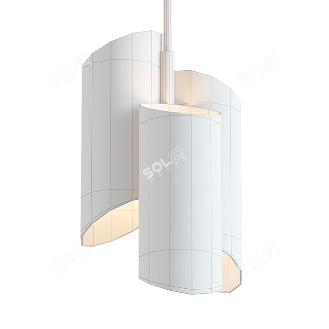 Hargraves Pendant: Modern Millimeter-Sized Light 3D model image 2