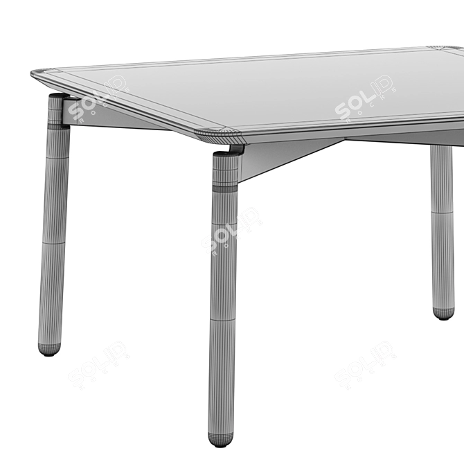 Scandinavian Design Coffee Table 3D model image 4