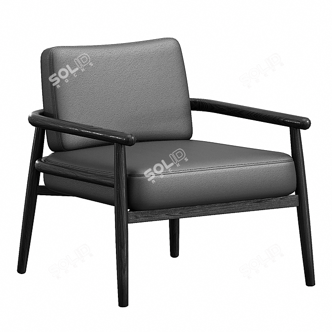 Elegant Comfort: Teresa Armchair 3D model image 1