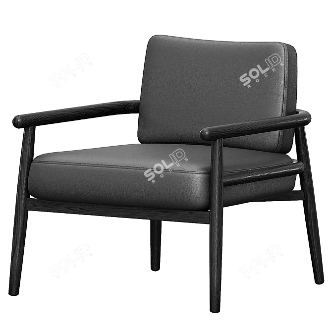 Elegant Comfort: Teresa Armchair 3D model image 3