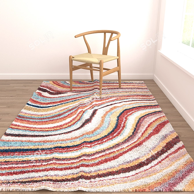 Versatile Rug Set: 8 3D Models 3D model image 5