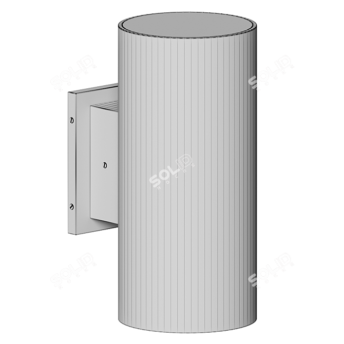 Sleek Outdoor Wall Sconce: Latimer 3D model image 4