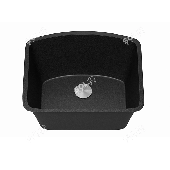 Blanco Diamond Single - Anthracite 3D model image 3