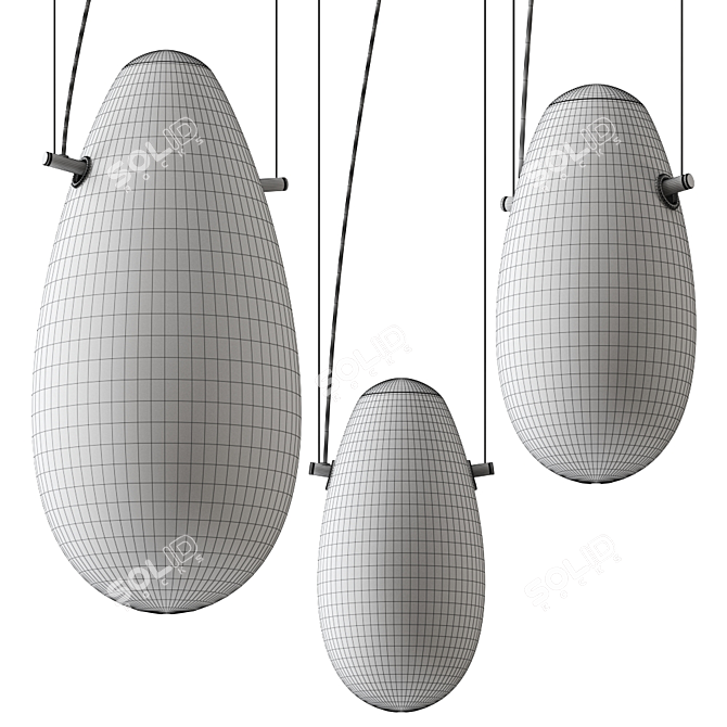 Modern Linteloo Pendant Lamp 3D model image 2