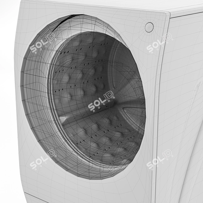 LG SIGNATURE Double Drum Washing Machine 3D model image 5