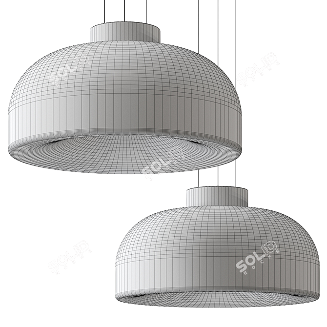 Aella S Pendant Lamp by Leucos - Sleek and Stylish Lighting 3D model image 2