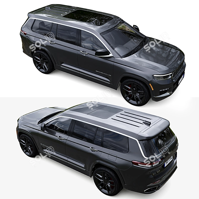 2021 Jeep Grand Cherokee L: High Quality 3D Model 3D model image 3