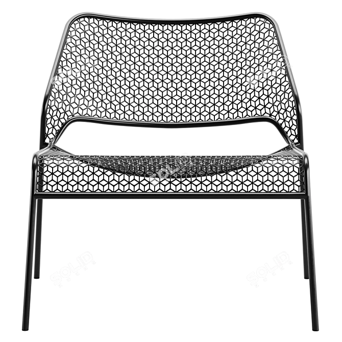 Modern Mesh Lounge Chair: Hot Style! 3D model image 2
