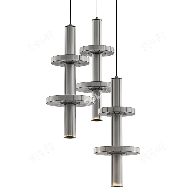Modern Olavia Design Lamp 3D model image 2