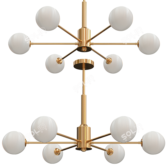 Spherical Illumination: BALLS Lamp 3D model image 1