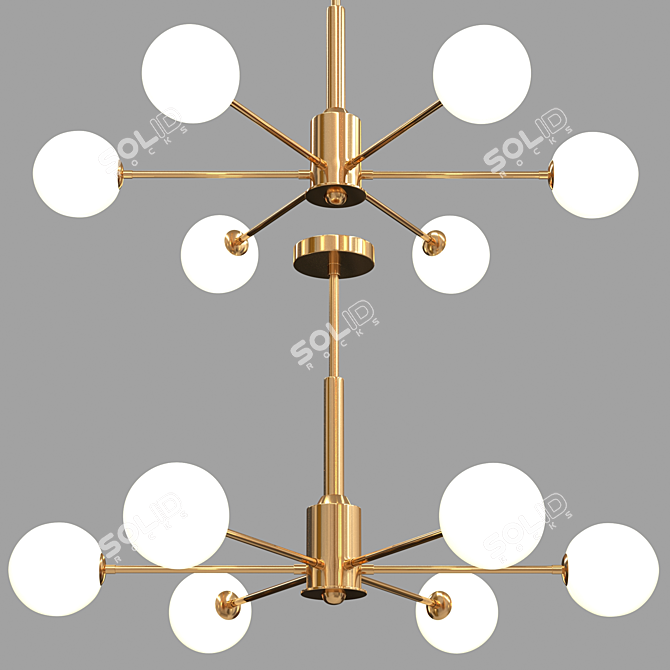 Spherical Illumination: BALLS Lamp 3D model image 2