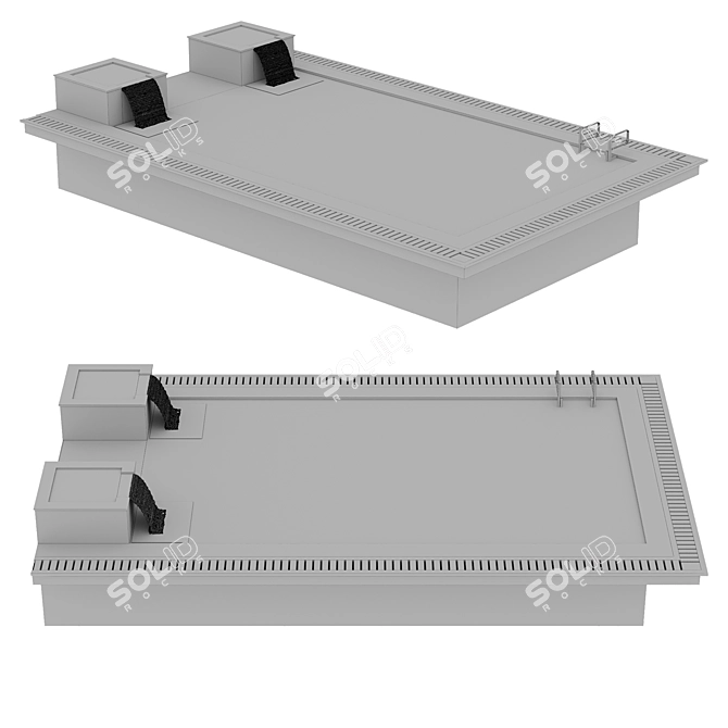 AquaVision Pool Deluxe 3D model image 4