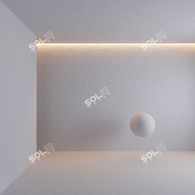 Seamless Stucco Plaster 3D model image 2