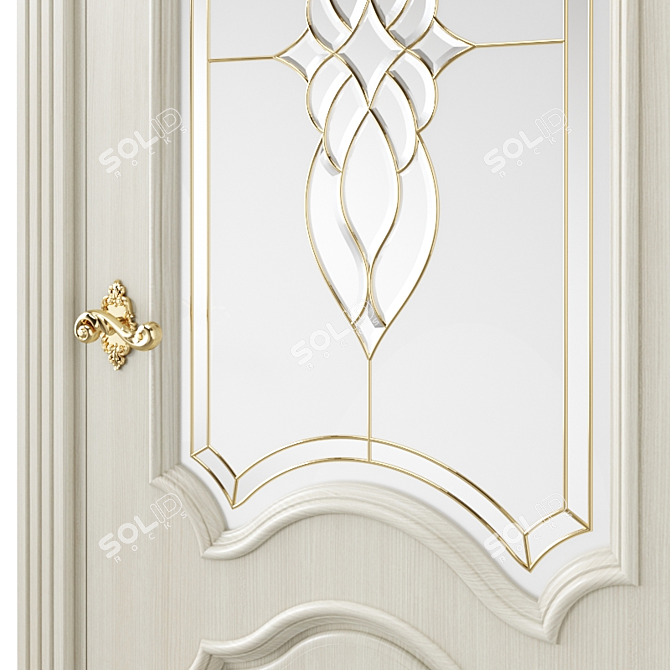 Modern Style Interior Door 3D model image 3