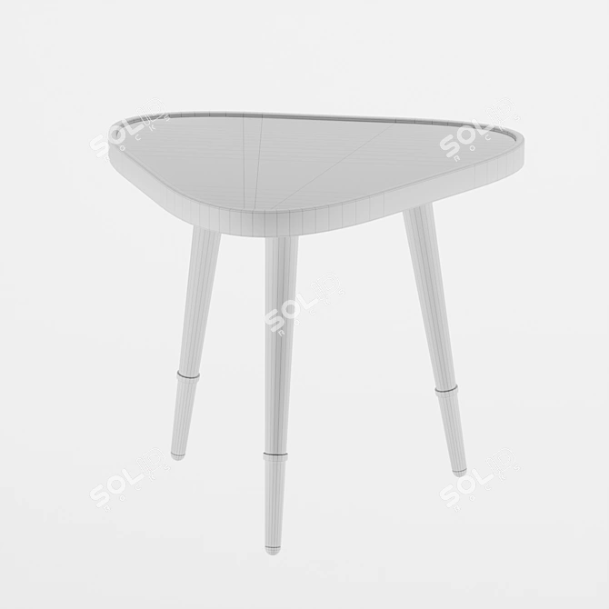 Modern Coffee Table: 450x500x450mm 3D model image 2