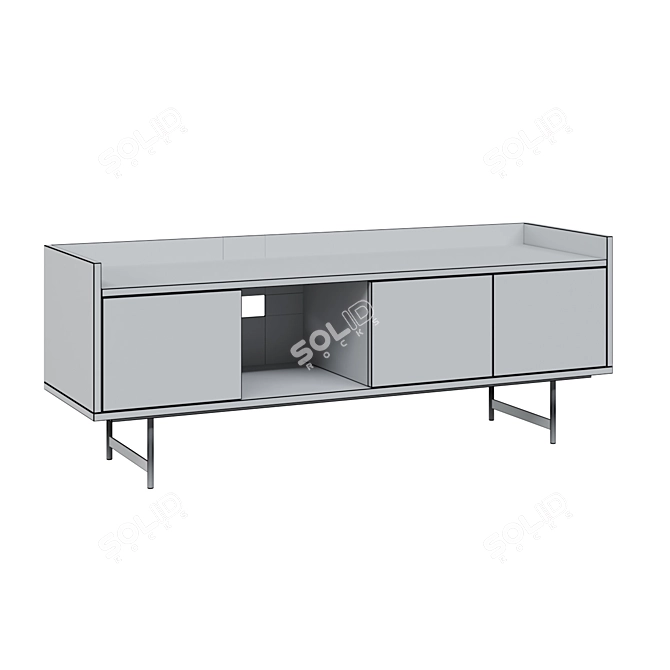 Uvan Art Sunset TV Stand 3D model image 2