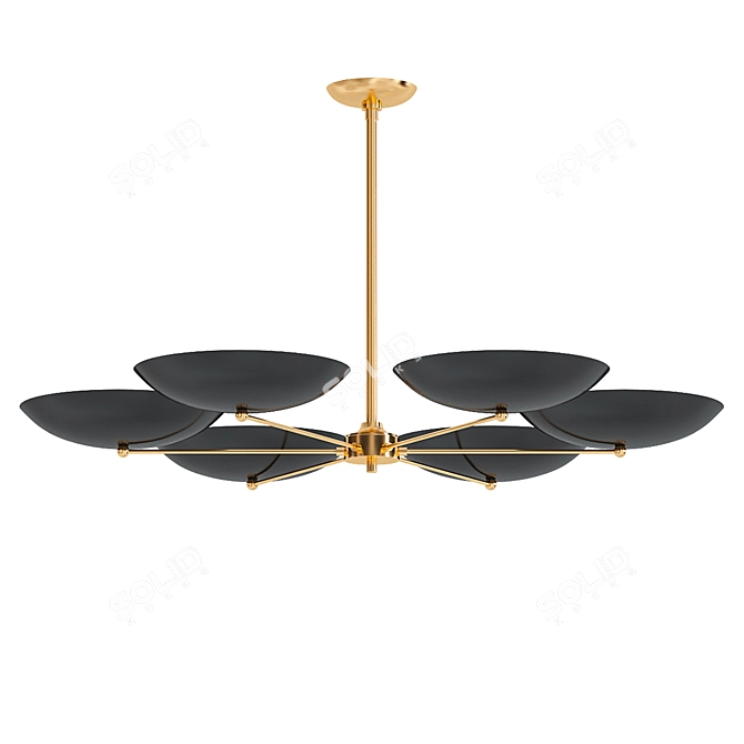 Arteriors Griffith Chandelier: Elegant Illumination for Your Home 3D model image 1