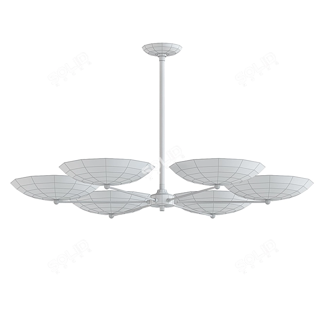 Arteriors Griffith Chandelier: Elegant Illumination for Your Home 3D model image 2