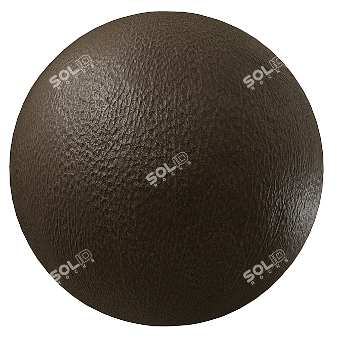 Seamless Leather Texture 3D model image 1