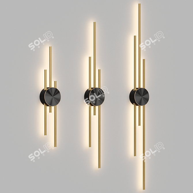 GULL B LED Wall Sconce 3D model image 2