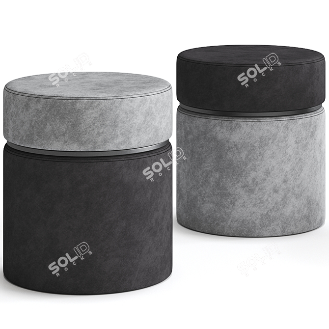 Lotta Stool: Sleek and Stylish Seating Solution 3D model image 2