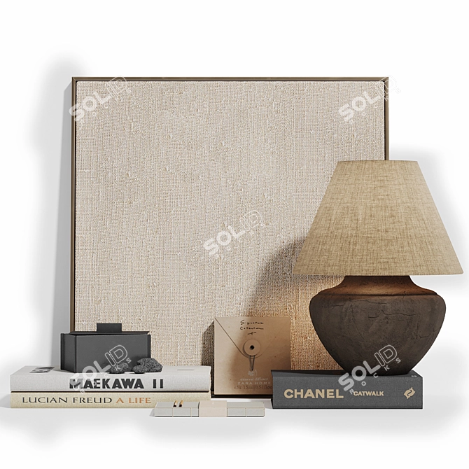 Elegant Zara Home Décor Set 3D model image 1