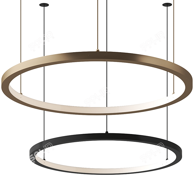 RIO Suspension Light: Contemporary Elegance 3D model image 1