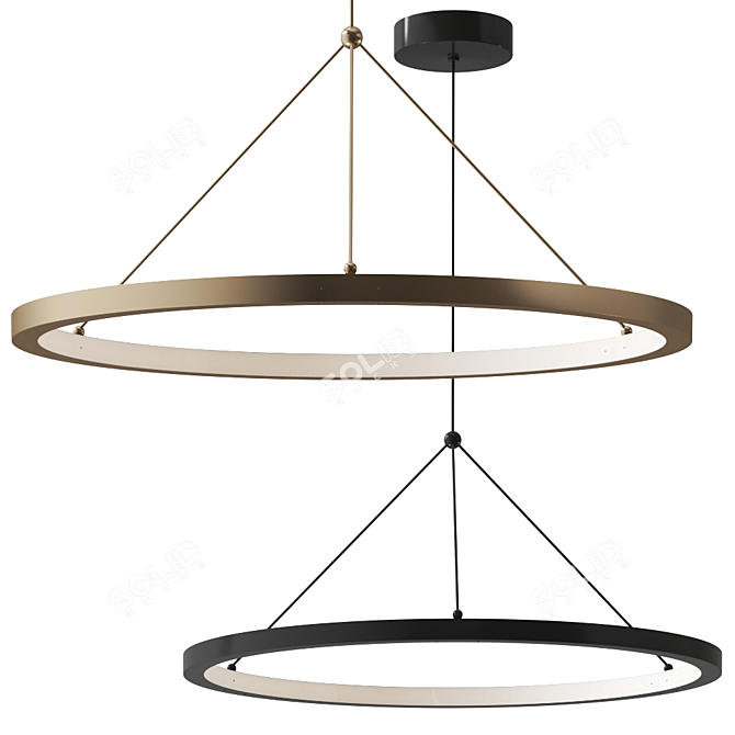 RIO Suspension Pendant by KAIA 3D model image 2