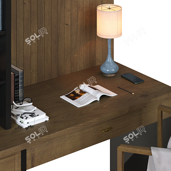 Modern Office Furniture Set 3D model image 9