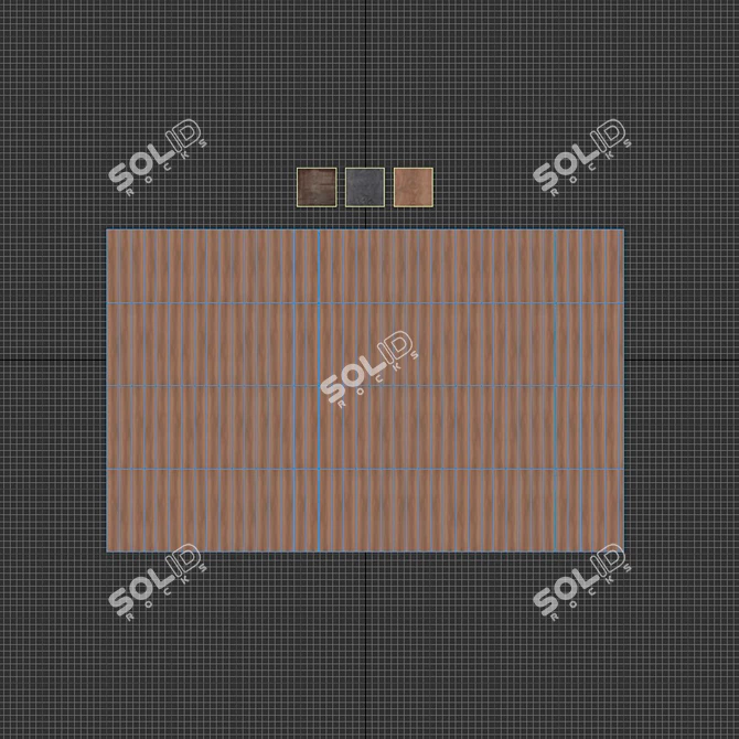 Krono Original Parquet: Beautifully Crafted Flooring 3D model image 4